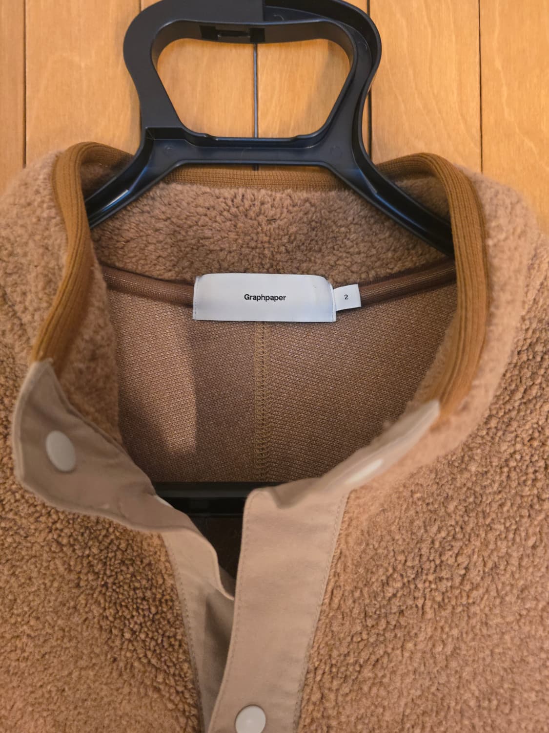 그라프페이퍼 울 플리스 풀오버 후리스 신칠라 상품이미지3