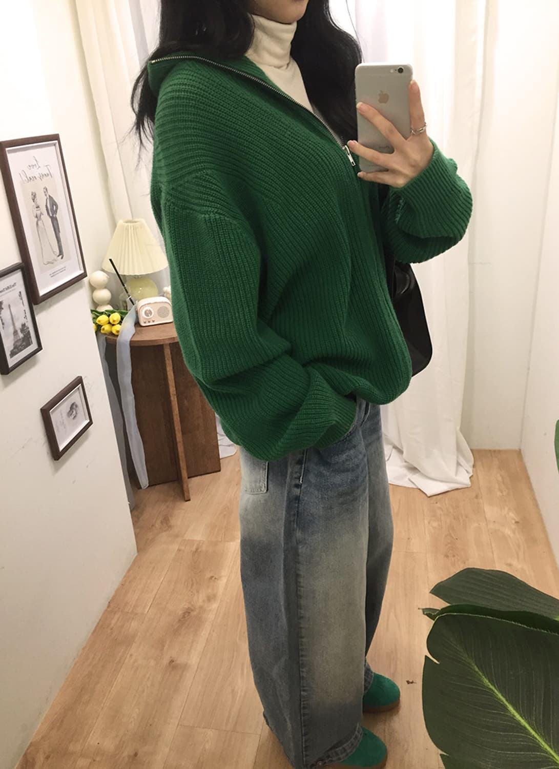 Unisex Kimuir Knit Zipup 100 상품이미지2