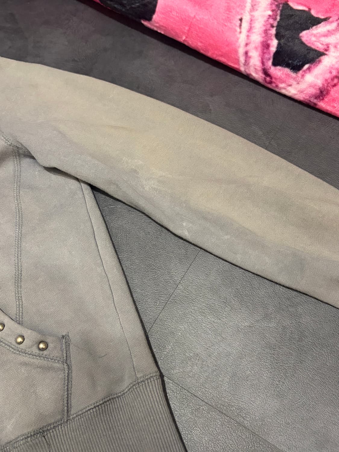 00's lettering stud hoodie zip up 상품이미지9