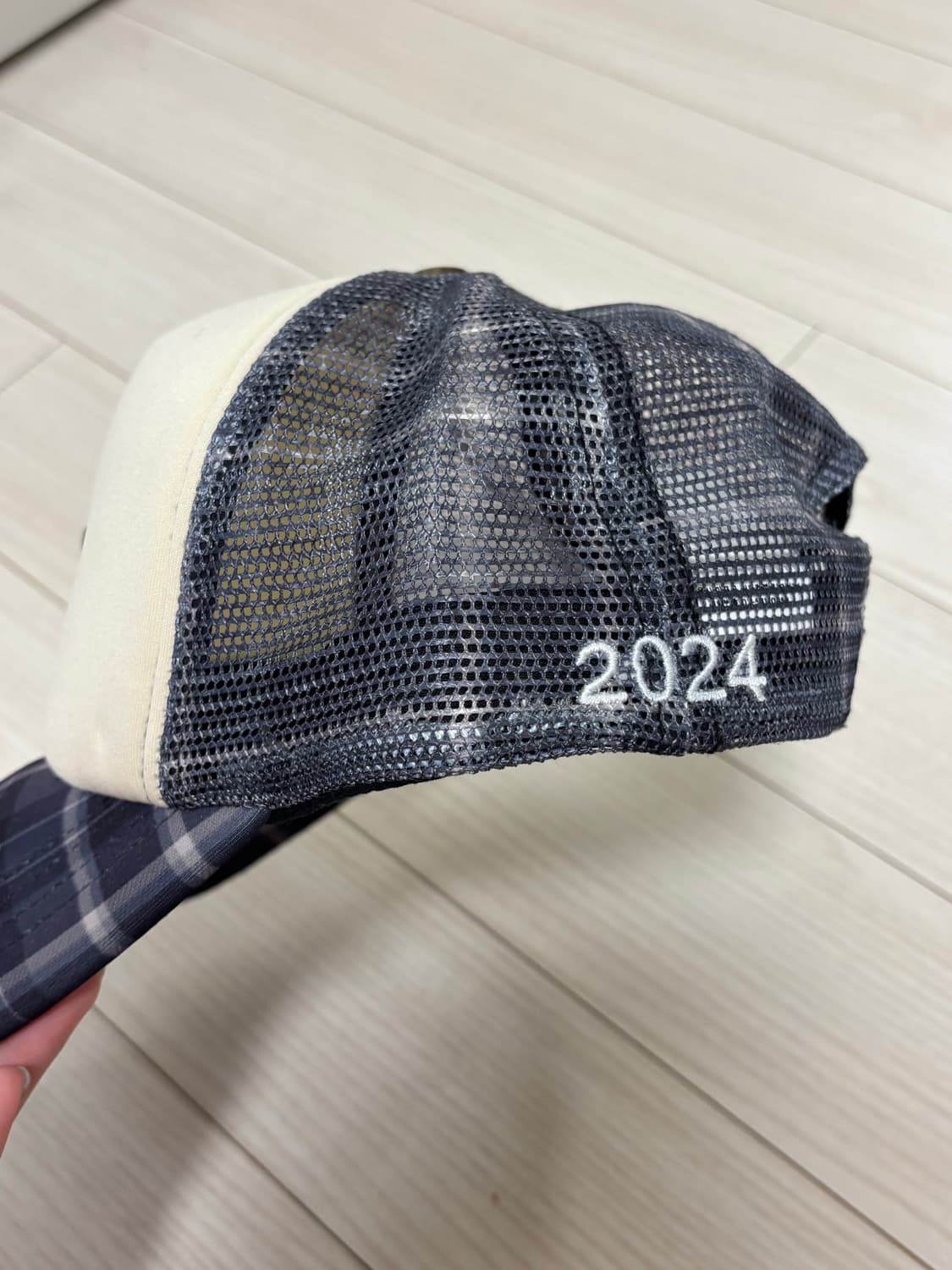 스타팀 트러커햇 체크 블루 2024 상품이미지4