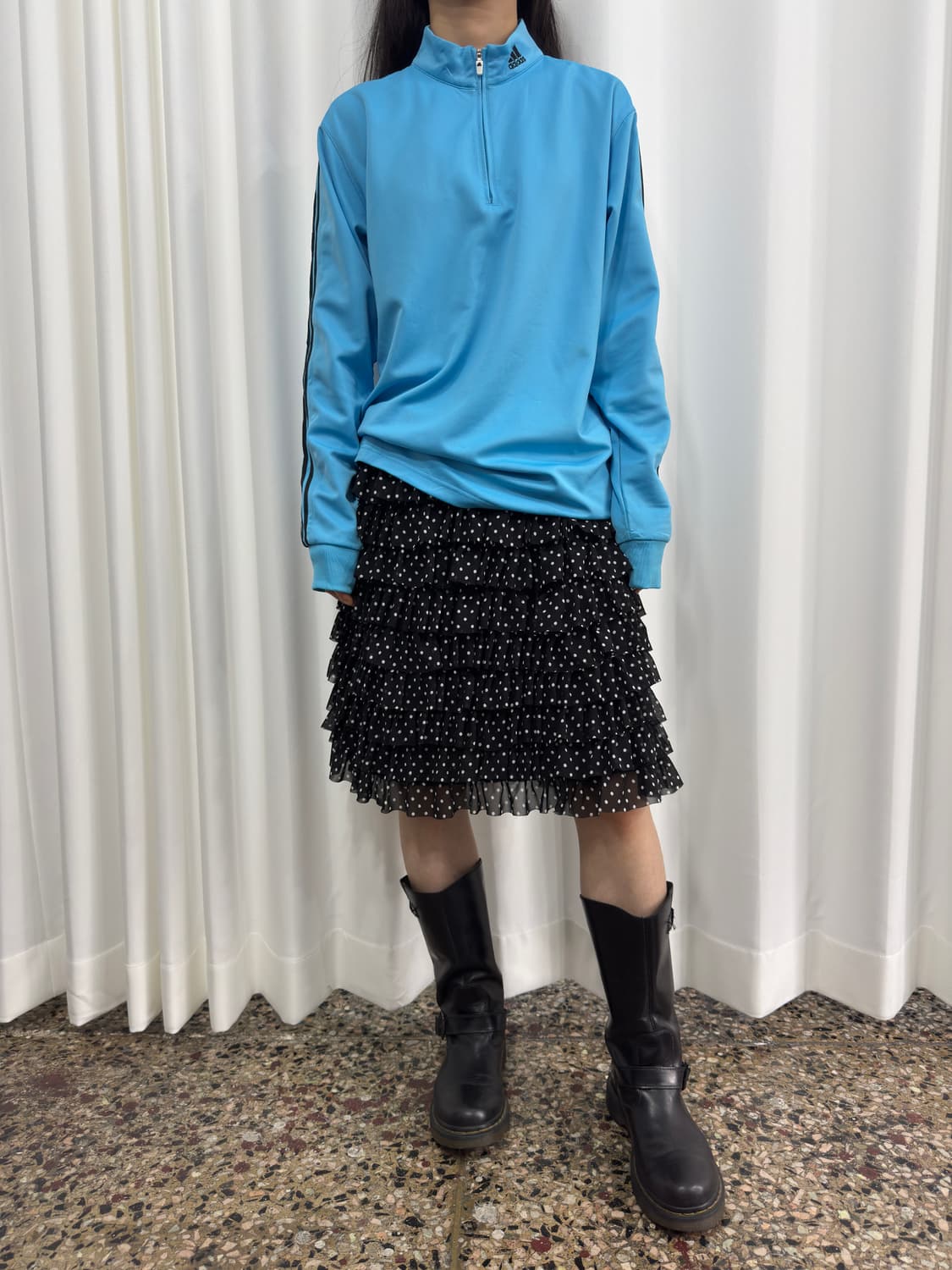 dot layered sha skirt 상품이미지2