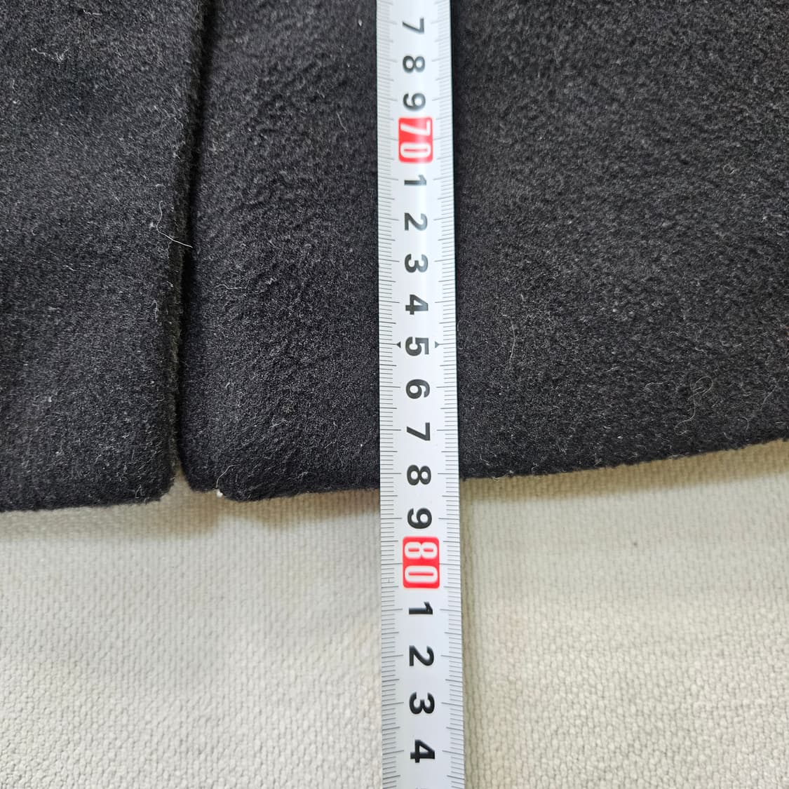 실측확인 자신 후드 하프코트 자켓 0319Y 상품이미지6