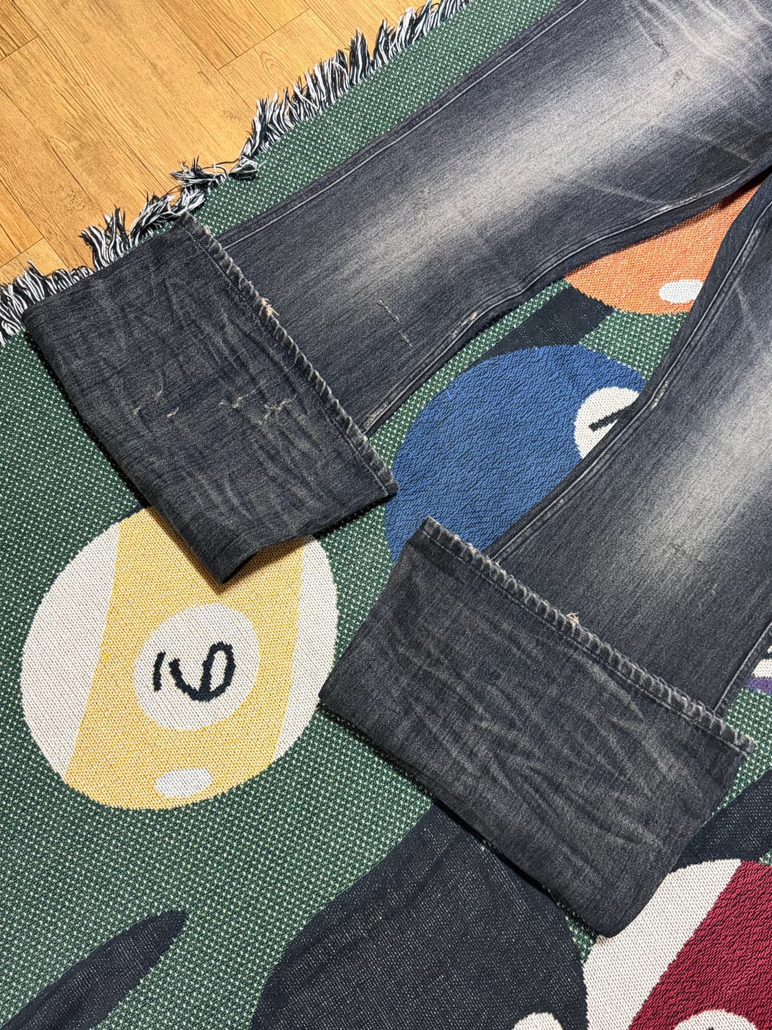 [2] 언더마이카 플레어진 워싱 그레이 상품이미지5