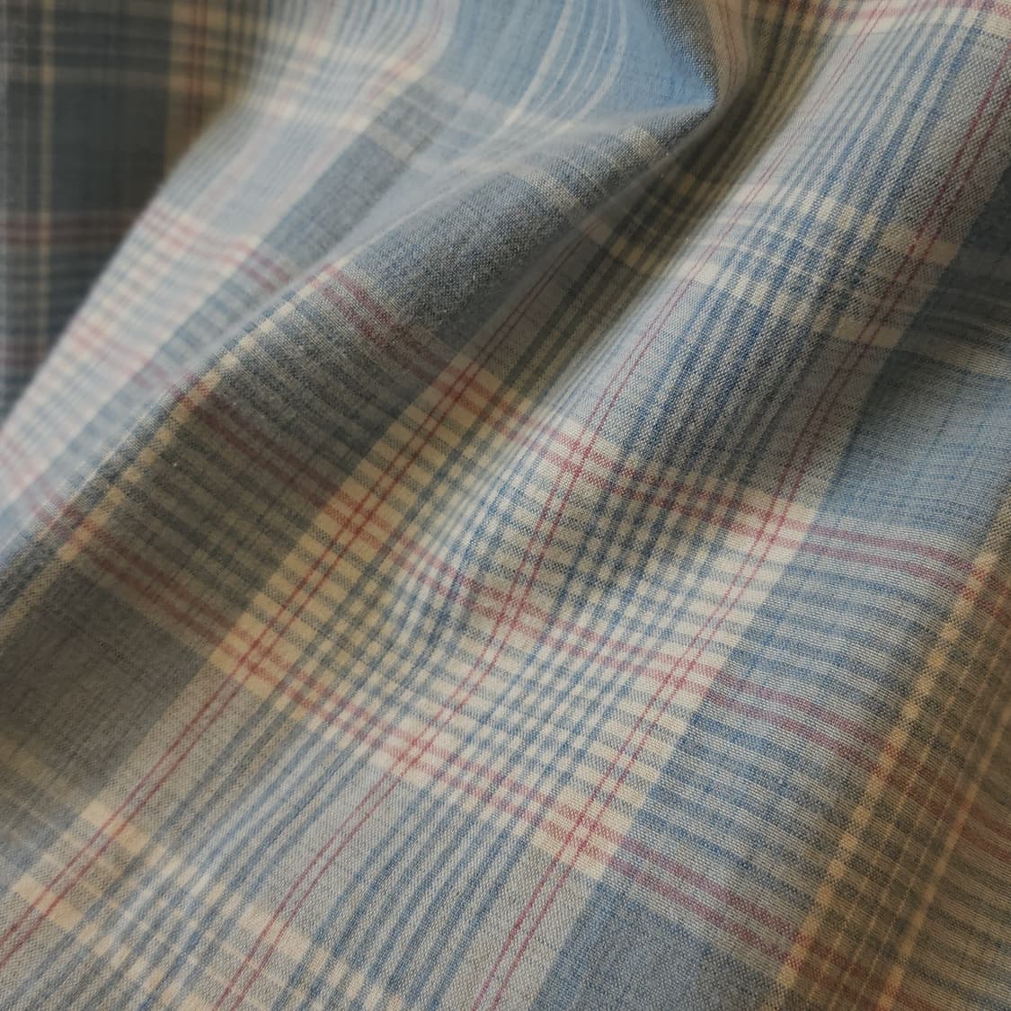 폴로 랄프로렌 체크셔츠 투포켓 워크셔츠 썸머 코튼 스카이블루 s 상품이미지10