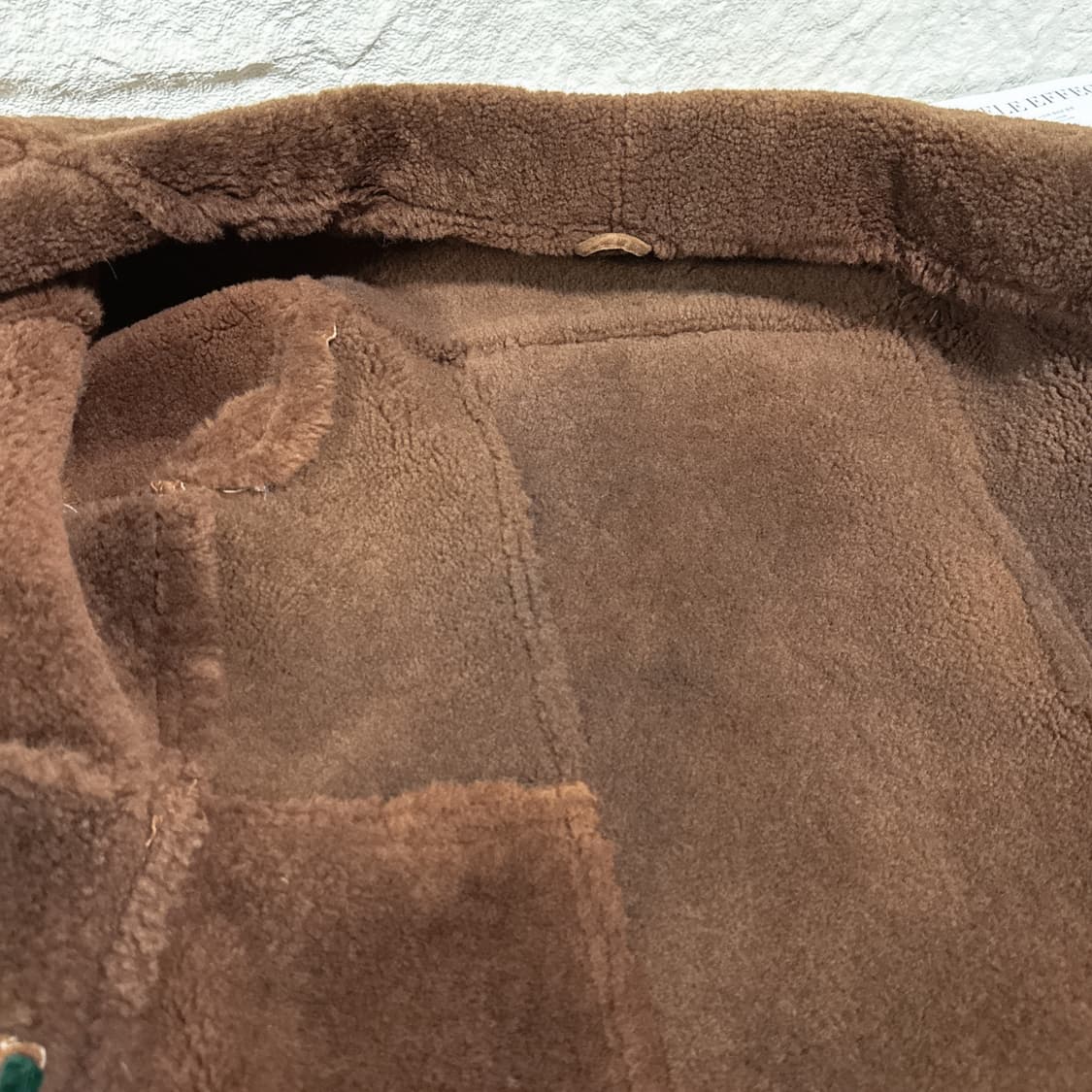 빈티지 양가죽 메리노 양털 무스탕 상품이미지5