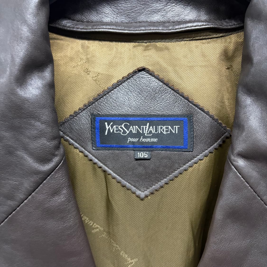 입생로랑 램스킨 자켓 상품이미지4