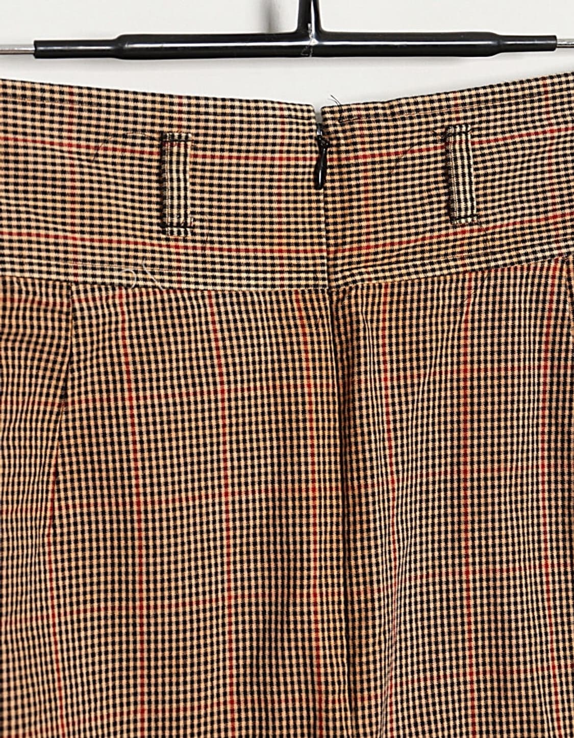 I.S. sunao kuwahara Cut-Off Check Skirt  상품이미지6
