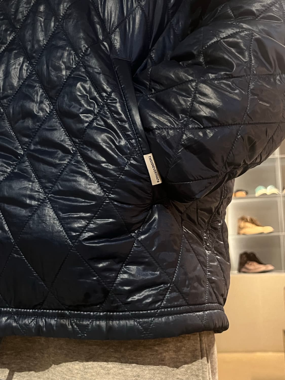 Thisisneverthat Quilted Coach Jaket Blue 상품이미지6
