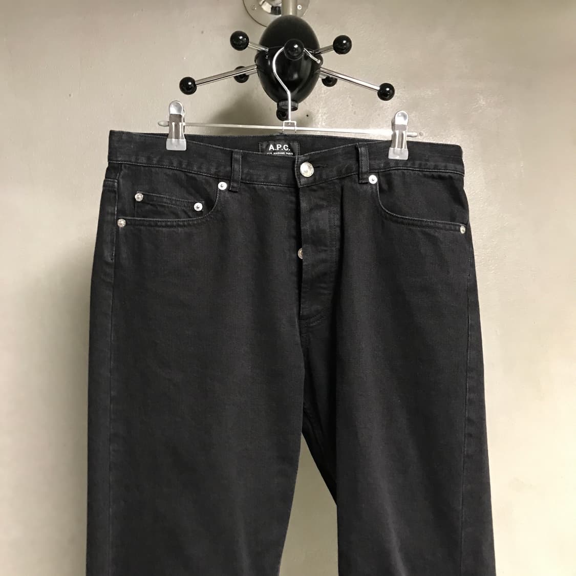 APC 아페쎄 흑청 데님 팬츠 32 상품이미지2