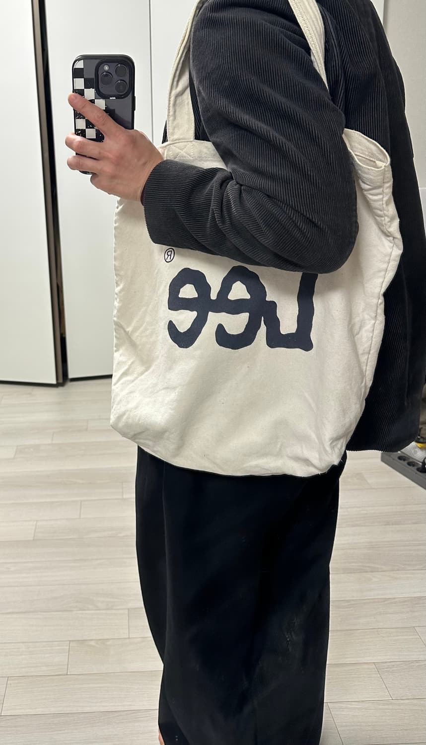 Lee 숄더백 로고 네이비 상품이미지2