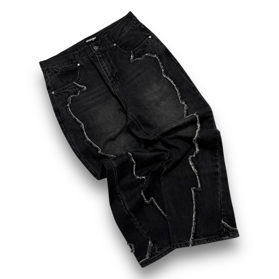 랭글러 디스트로이드 인디고 웨스턴 흑청 데님팬츠 상품이미지3