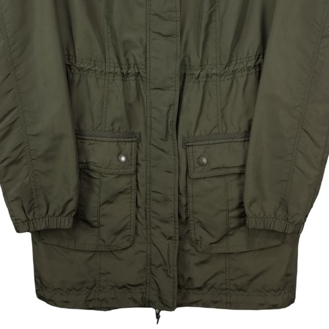[아베크롬비] 빈티지 가공 후드 피쉬테일 파카 야상 카키 M19949 상품이미지5