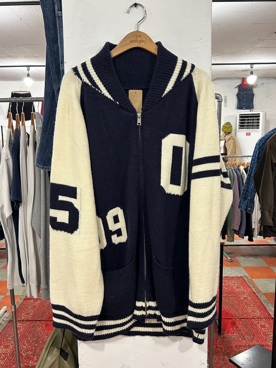 니트집업 상품이미지2