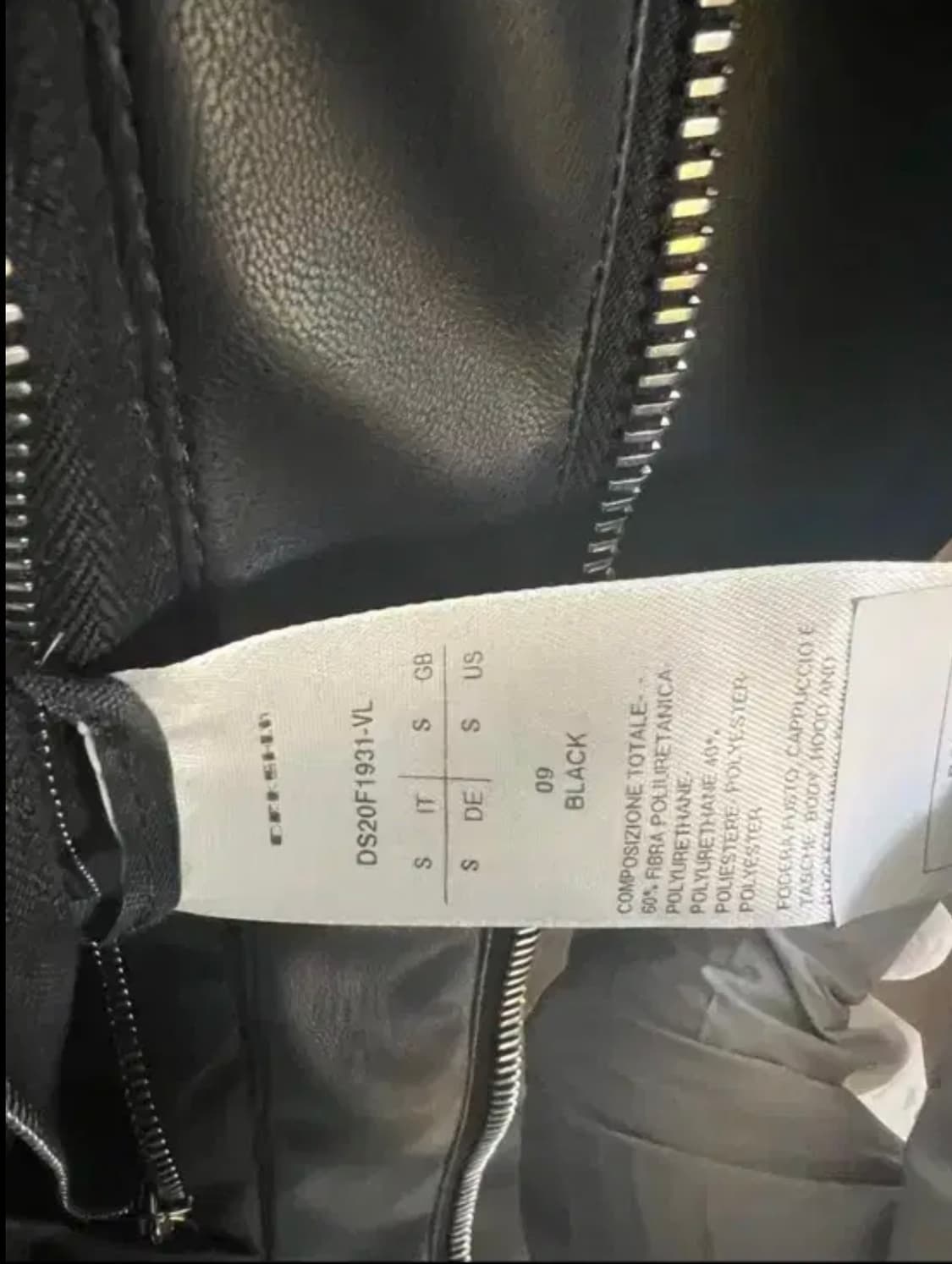 릭오웬스 레더코트 S 상품이미지3