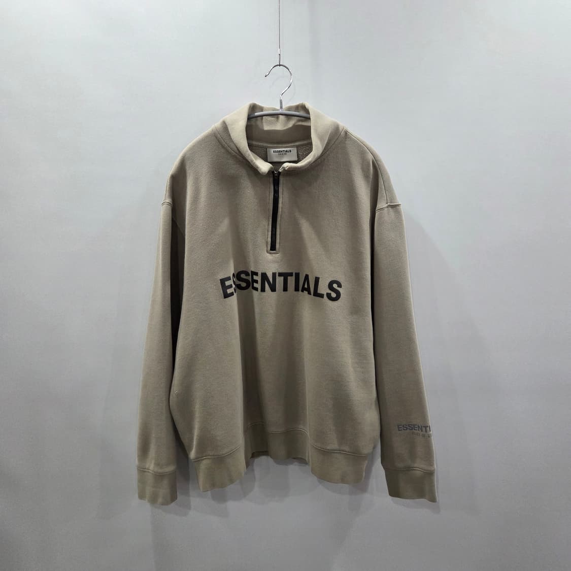 피어오브갓 에센셜 풀오버 하프집업 맨투맨 M 상품이미지1