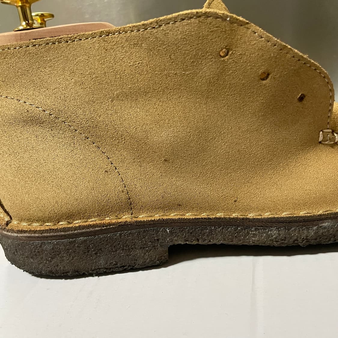 드레익스 크로스비 스웨이드 목토 언라인드 부츠 UK9 베이지 상품이미지8