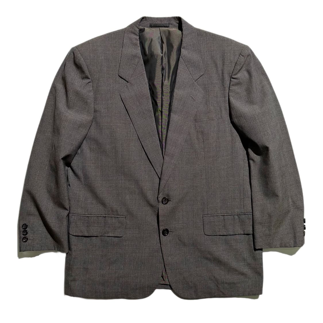 꼼데가르송 옴므 체크 싱글 오버핏 2B 블레이저 상품이미지1