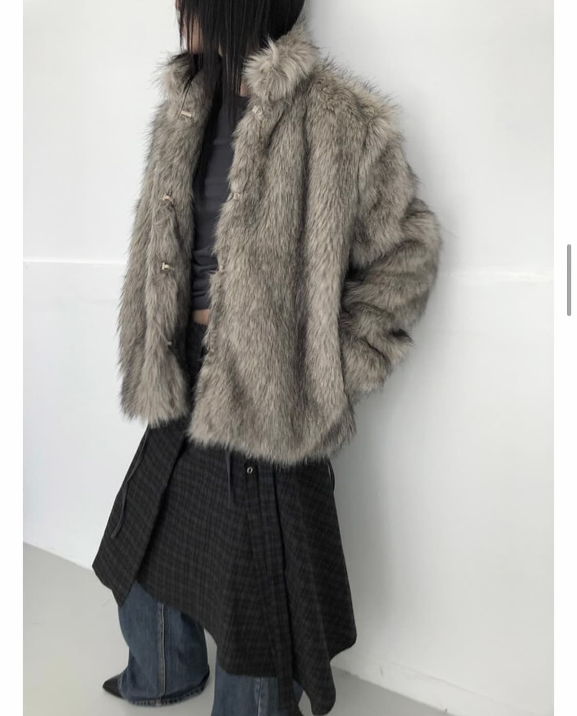 라쿤 퍼자켓 퍼코트 쓰리컷 리덴바움 릿킴 이이알하우스 상품이미지2