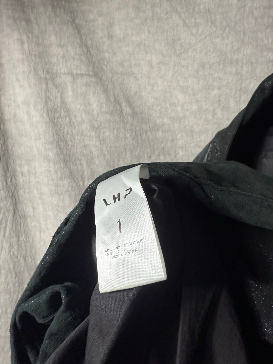 LHP Metallic Coated High Neck Jacket  상품이미지9