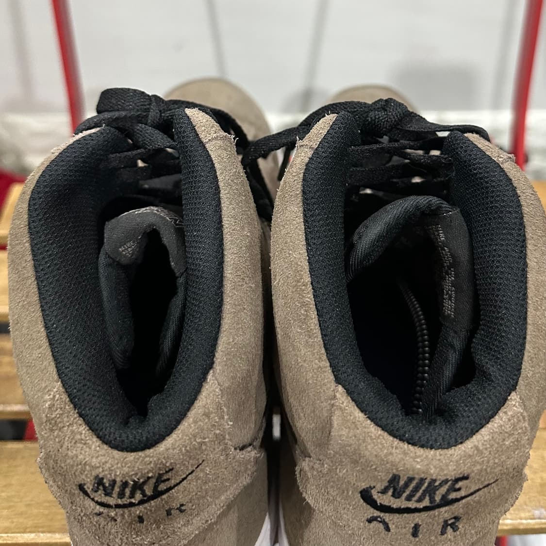 300) 나이키 운동화 남성 남자 신발 에어포스 07 하이 머쉬룸 상품이미지5