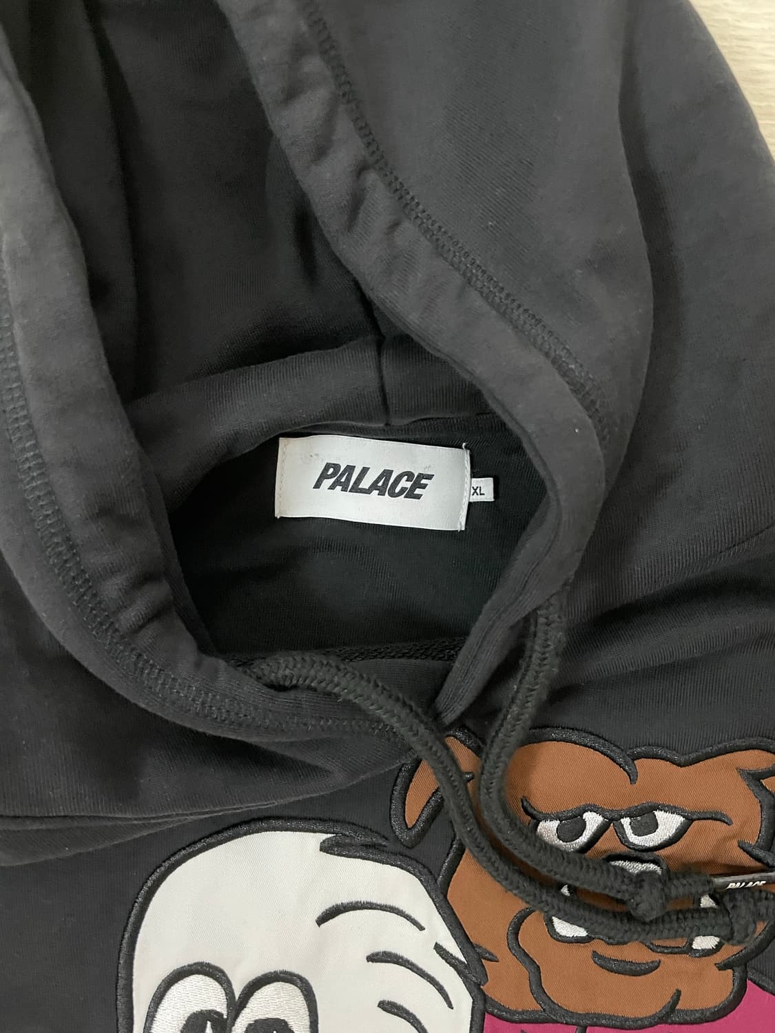 팔라스 Dog and Duck Drop Shoulder 후드 블랙 XL 상품이미지4
