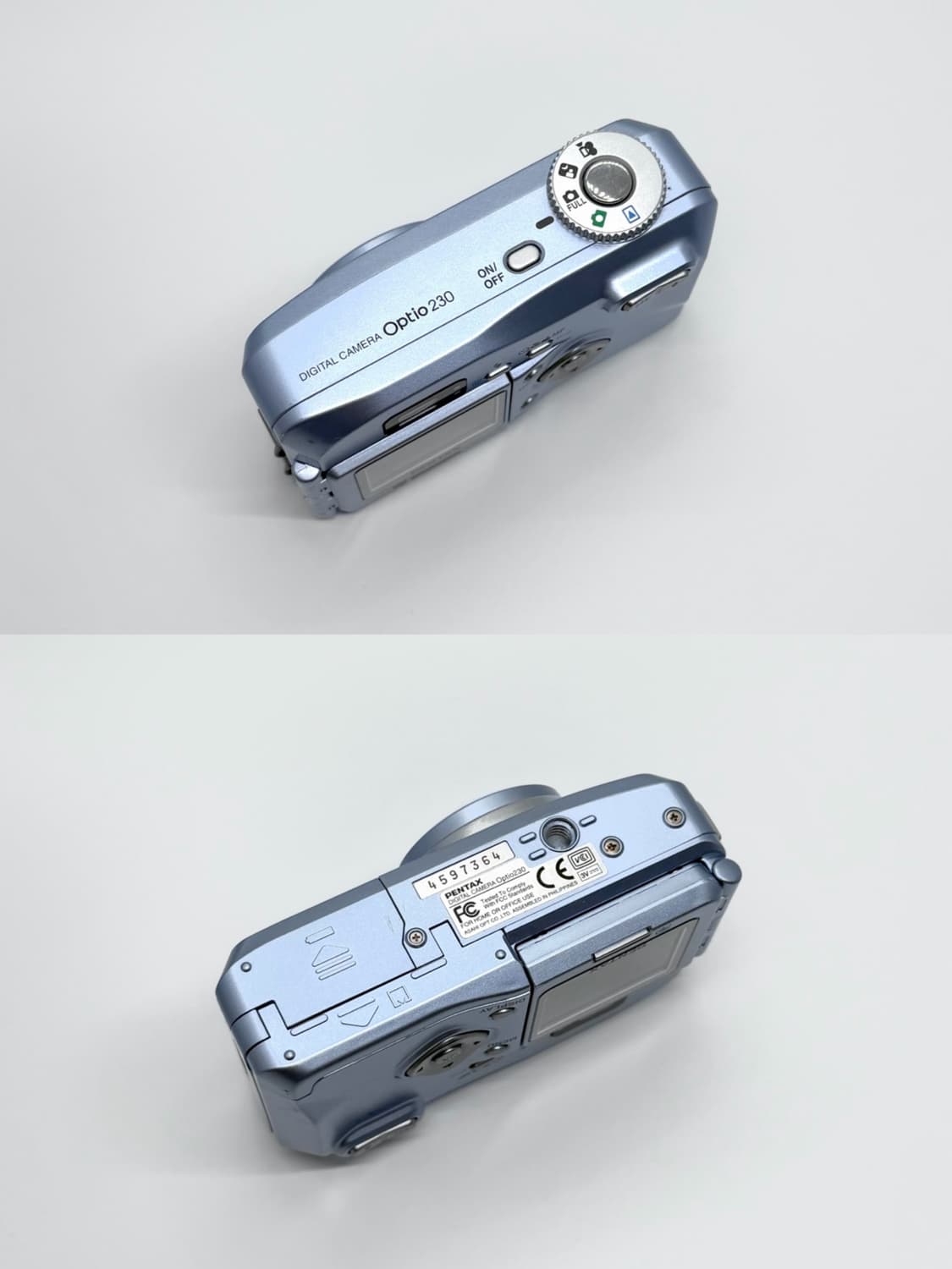 초희귀🫧𖠳ᐝ펜탁스 옵티오 PENTAX OPTIO 230 파우더블루 상품이미지3