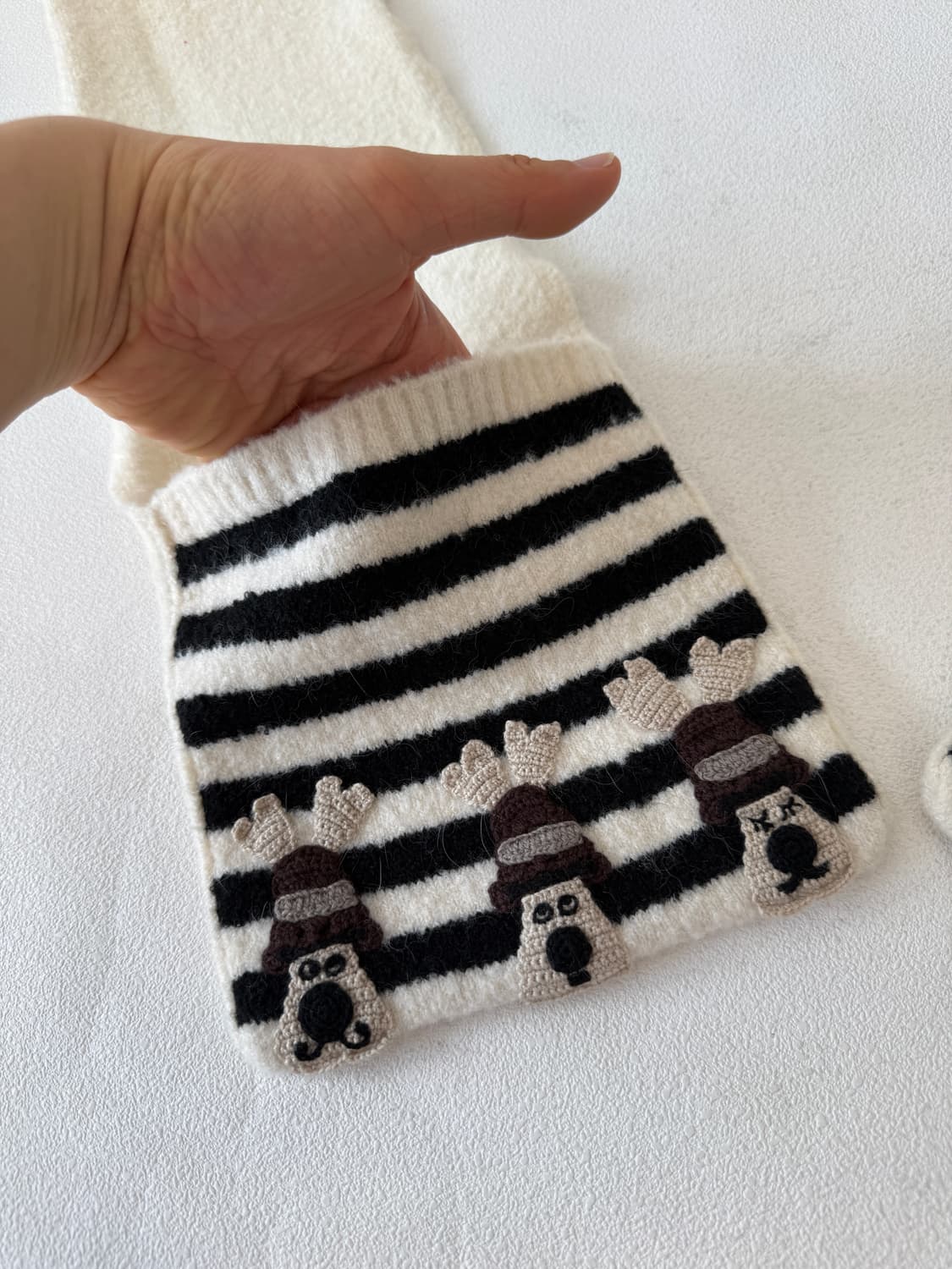 Pre owned 핸드포켓 머플러 상품이미지3