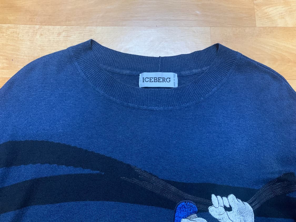 ICEBERG 아이스버그 X 디즈니 by 도널드 덕 롱 니트웨어 상품이미지7