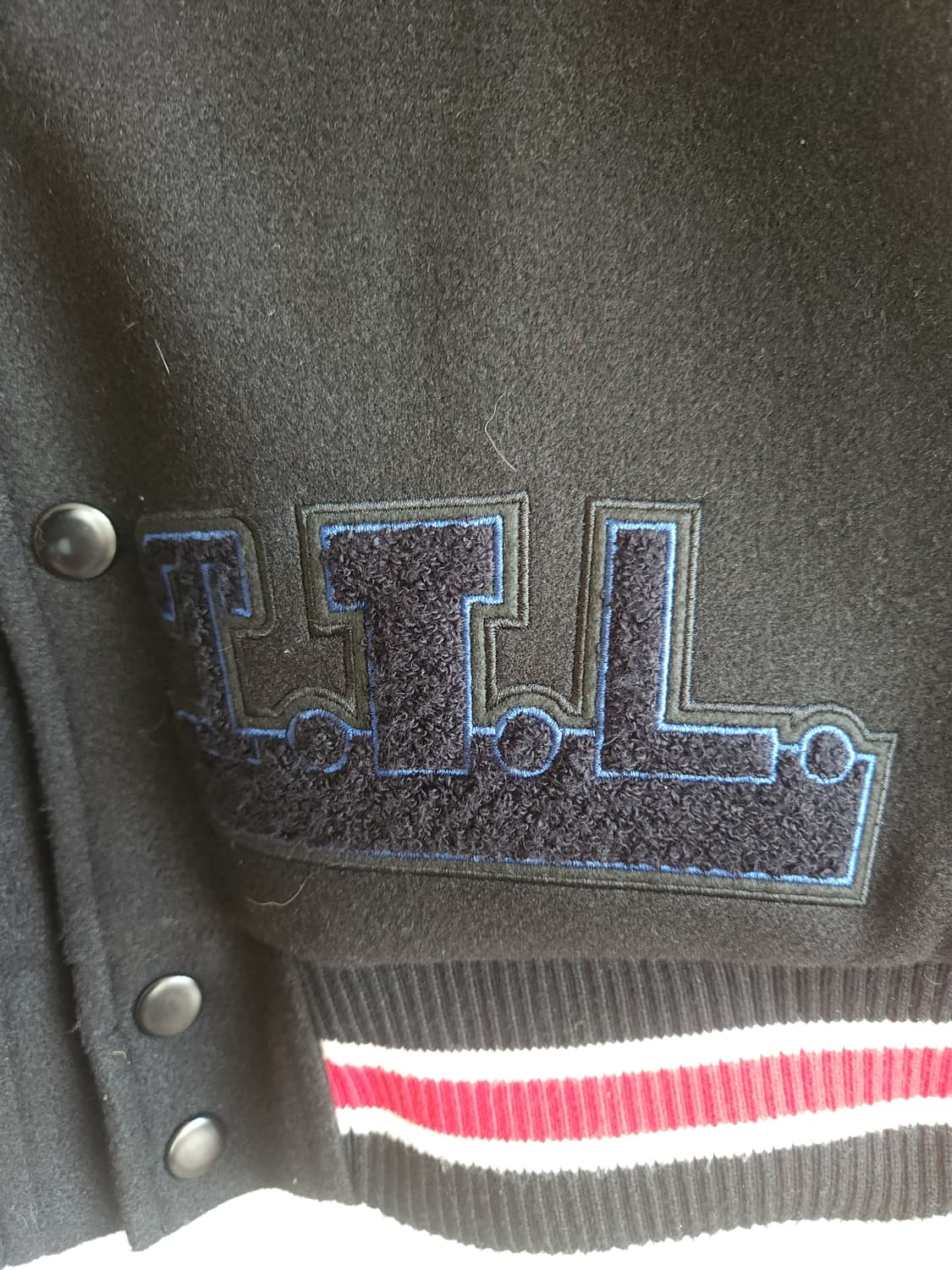 스투시×아워레가시×데임티어스 TTL 바시티자켓 상품이미지4