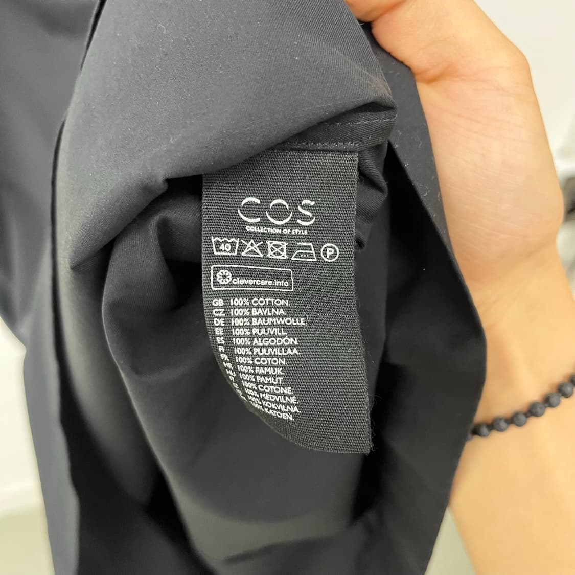 COS 빈티지 블랙 퍼프 소매 원피스 여성M 상품이미지6