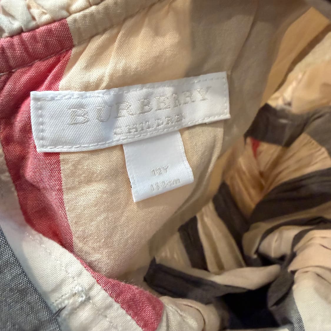 버버리 칠드런 클래식 체크 패턴 원피스  상품이미지2