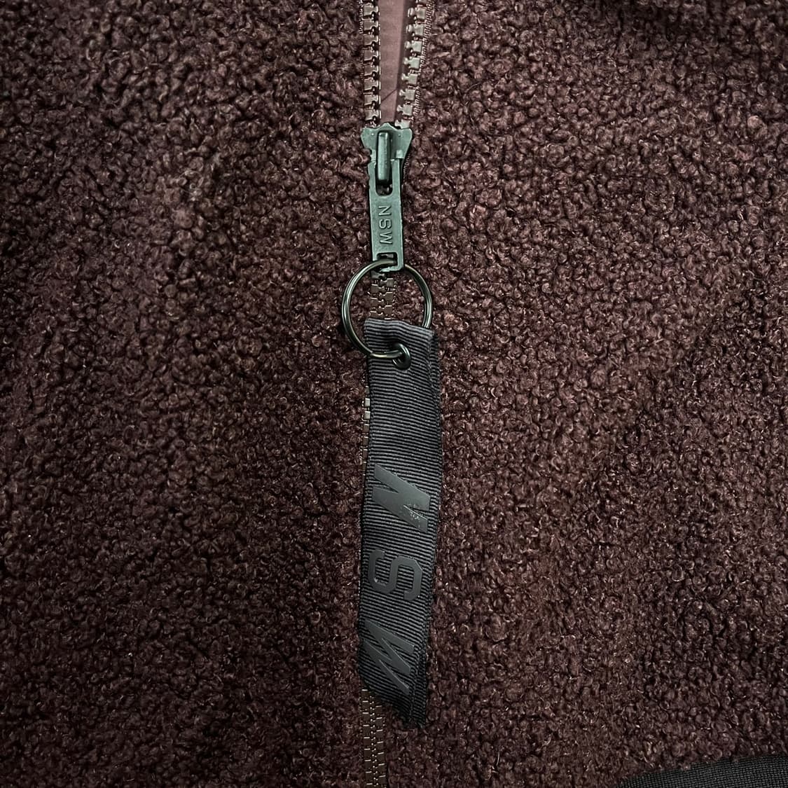 [정품/L] 나이키 NSW 플리스 후드 집업 버건디 b18 상품이미지7