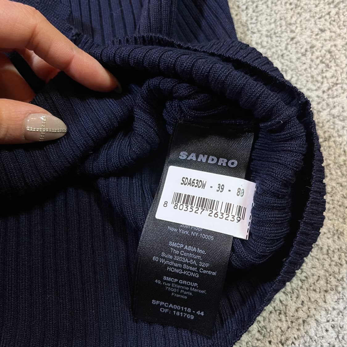 산드로 우먼 플리츠 가디건  상품이미지5