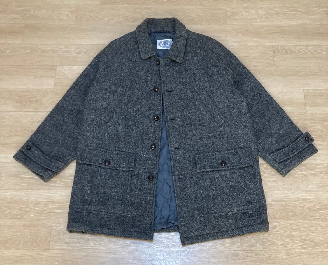 제이프레스 해리스트위드 하프 코트 100 상품이미지1