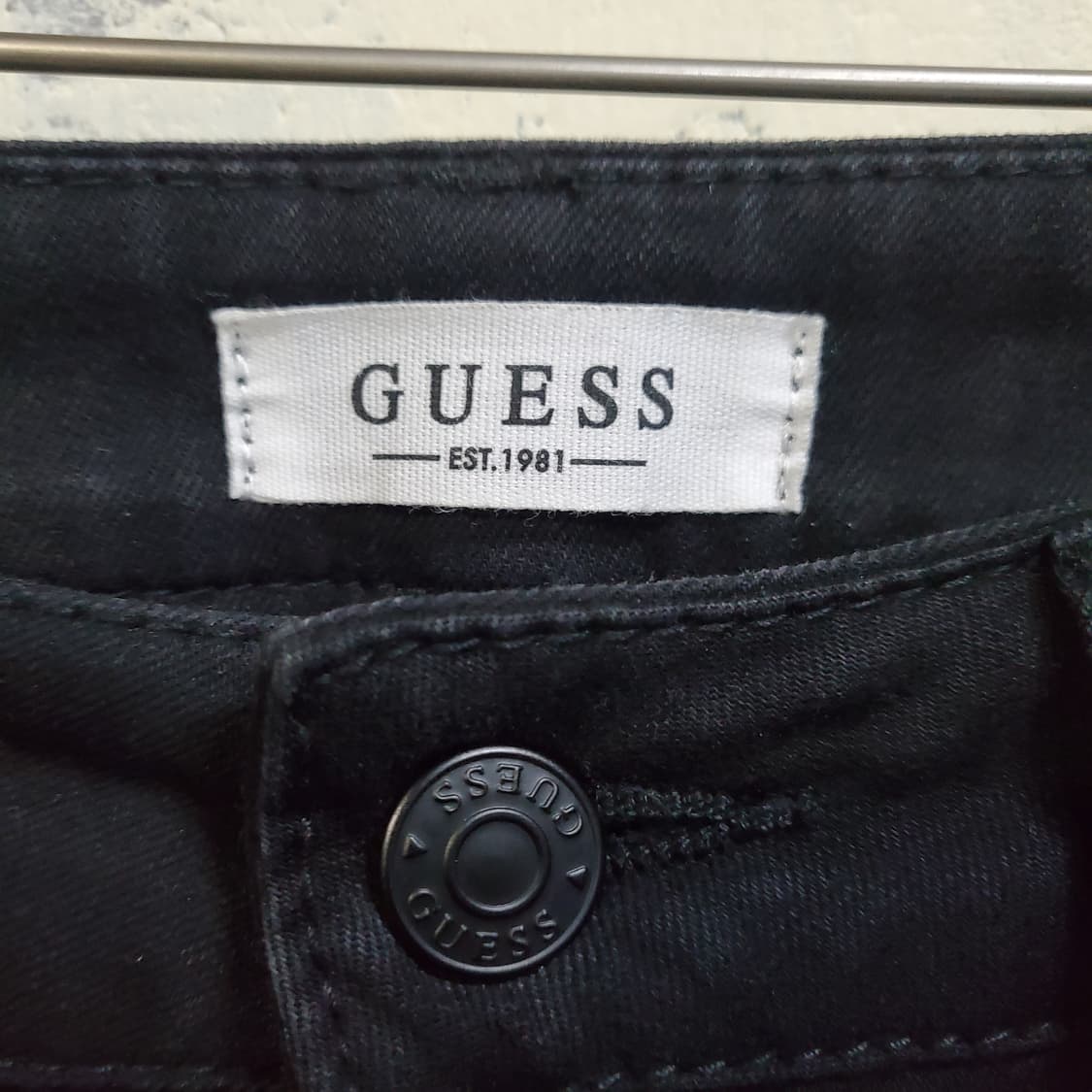 게스 블랙 데님 청바지  상품이미지4