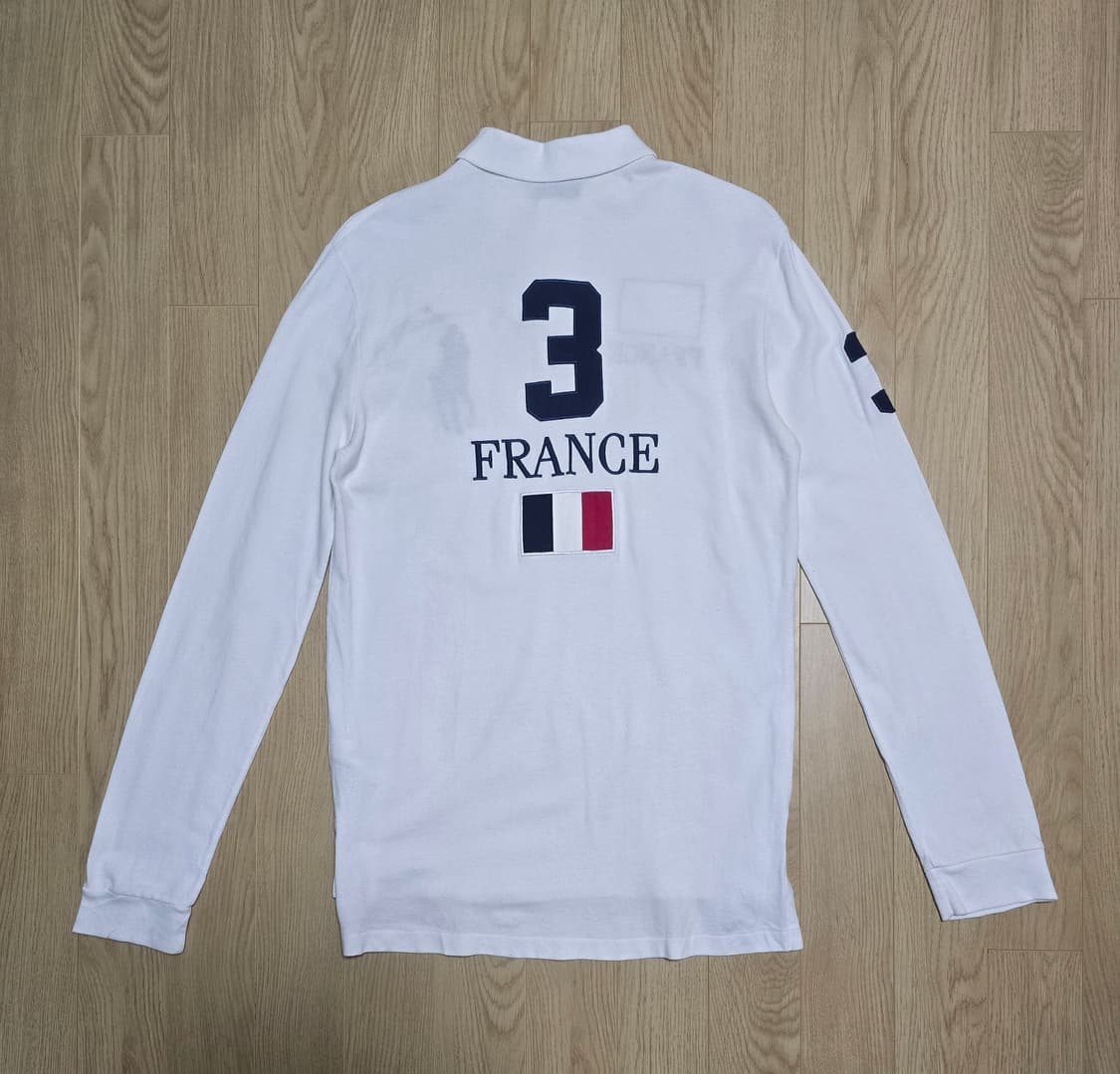 폴로 빅포니 프랑스 치프키프 화이트 긴팔 카라티 M 상품이미지4