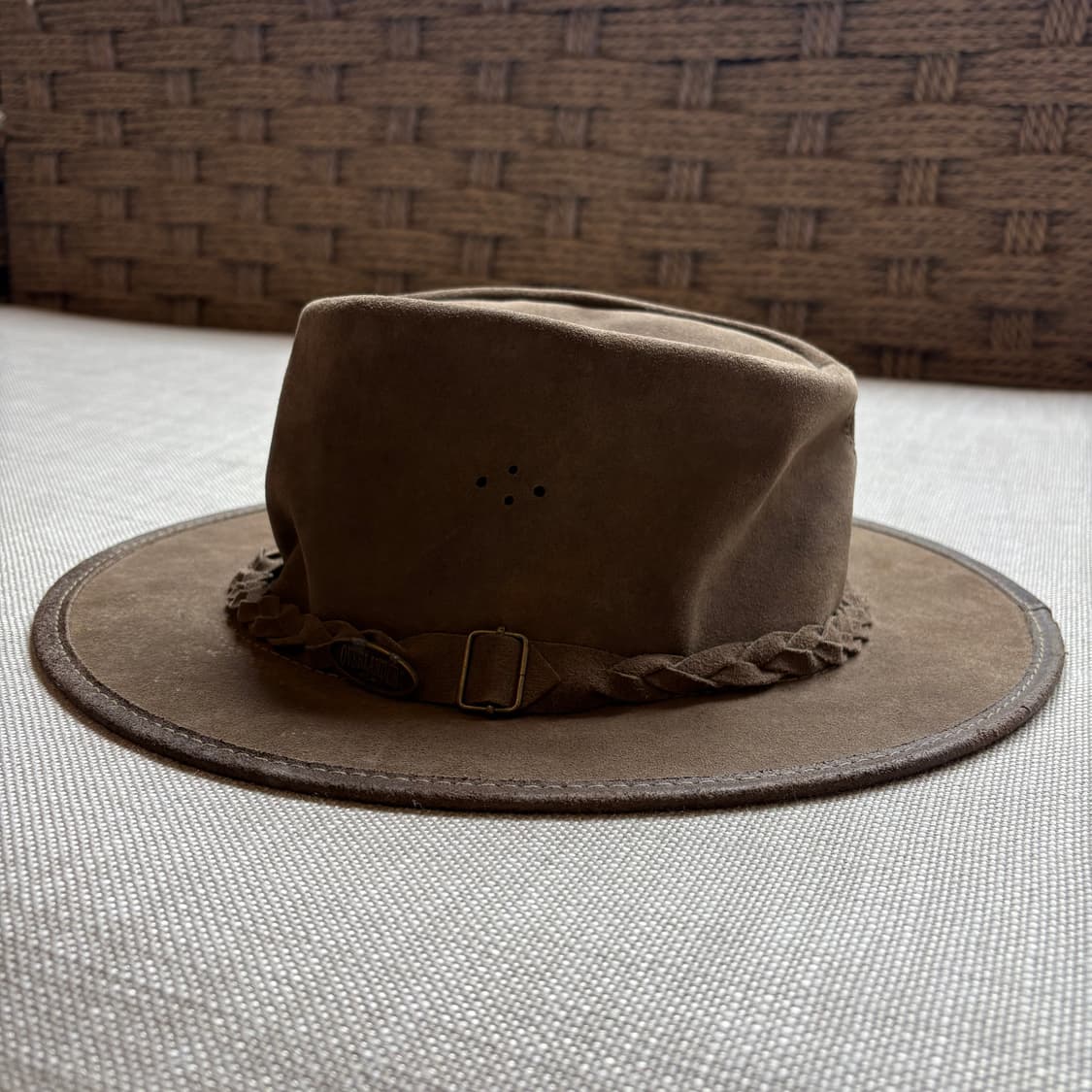 [새제품] 오스트레일리아 OVERLANDER 레더 카우보이 햇 상품이미지2