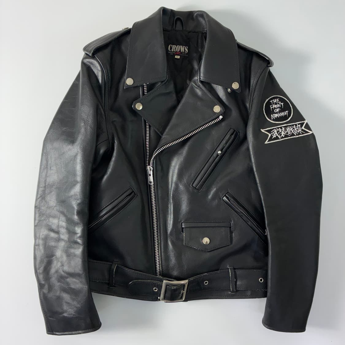 Crows  크로우즈 워스트 무장전선 TFOA 가죽 라이더 자켓 상품이미지3
