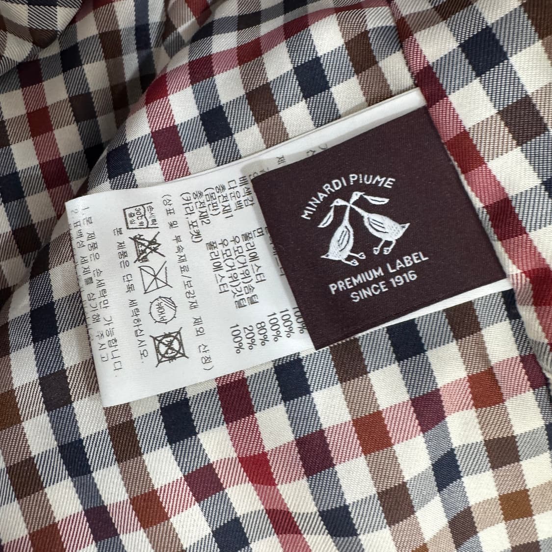 95 아쿠아스큐텀 네이비 경량 구스 퀼팅 자켓  상품이미지7