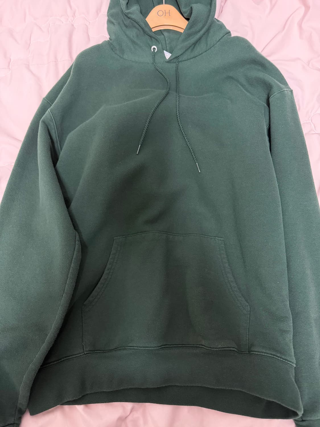 챔피온 초록색 후드티 상품이미지1