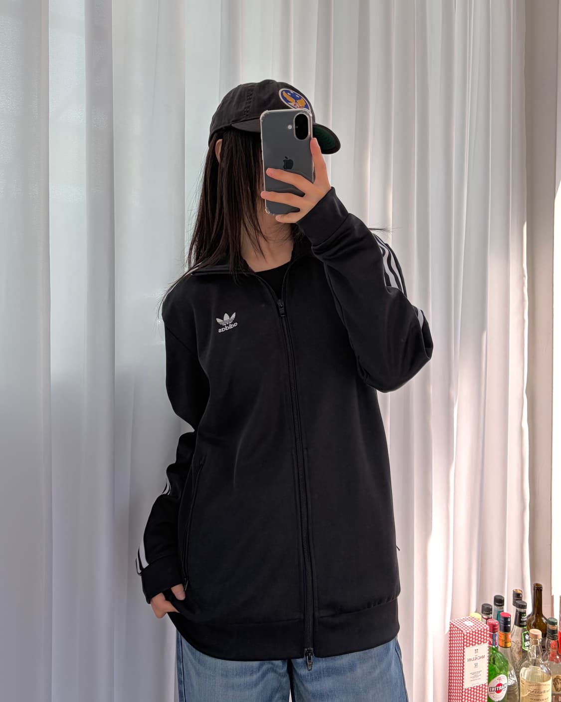 [L]아디다스 베켄바우어 블랙 트랙탑 져지 상품이미지1