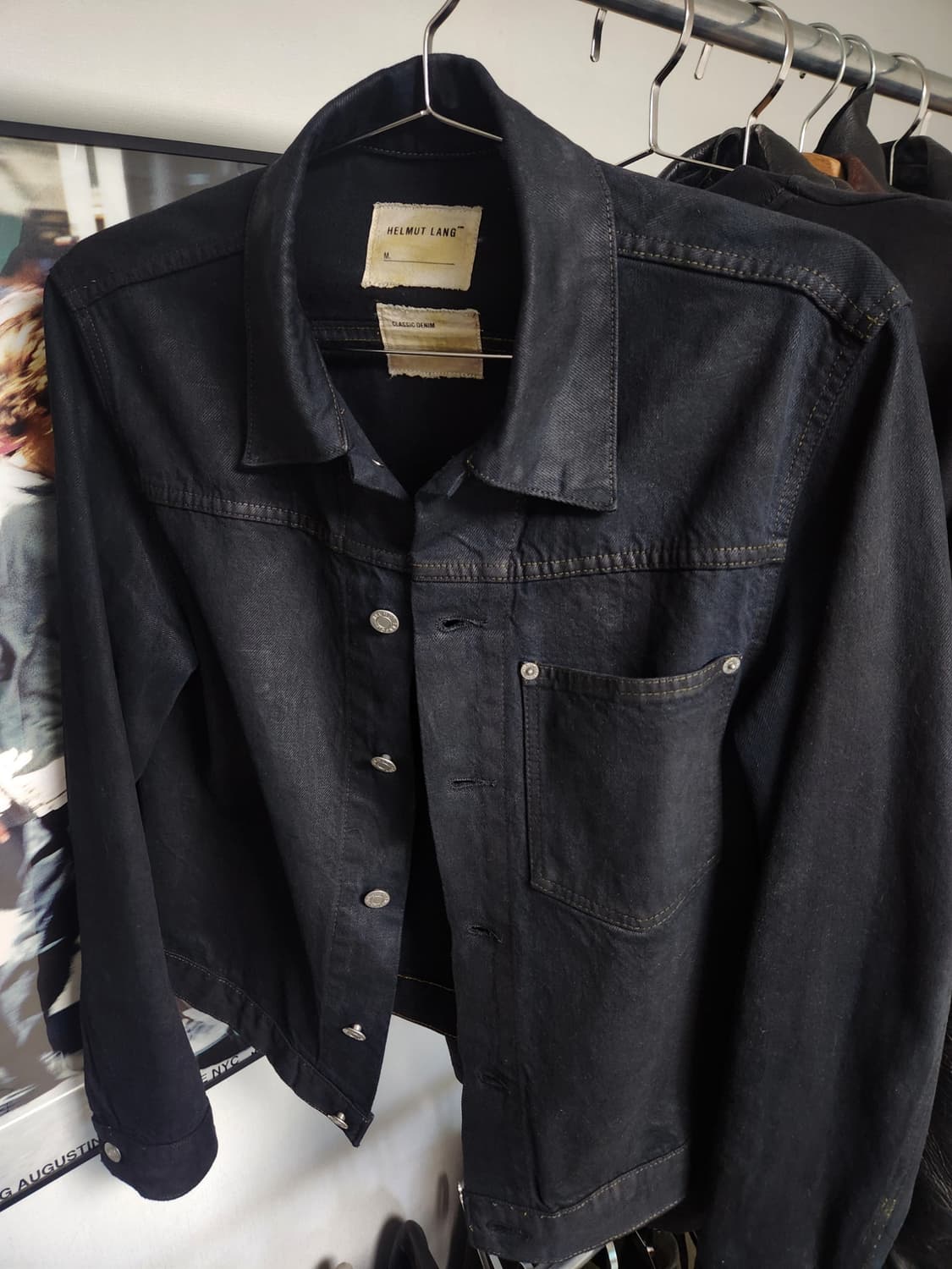 1998 Helmut Lang Waxed Classic Denim 상품이미지4