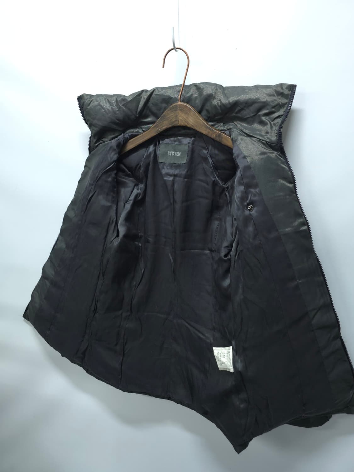 SYSTEM(시스템) 카키 퀼팅 패딩 여성 패딩점퍼 상품이미지7