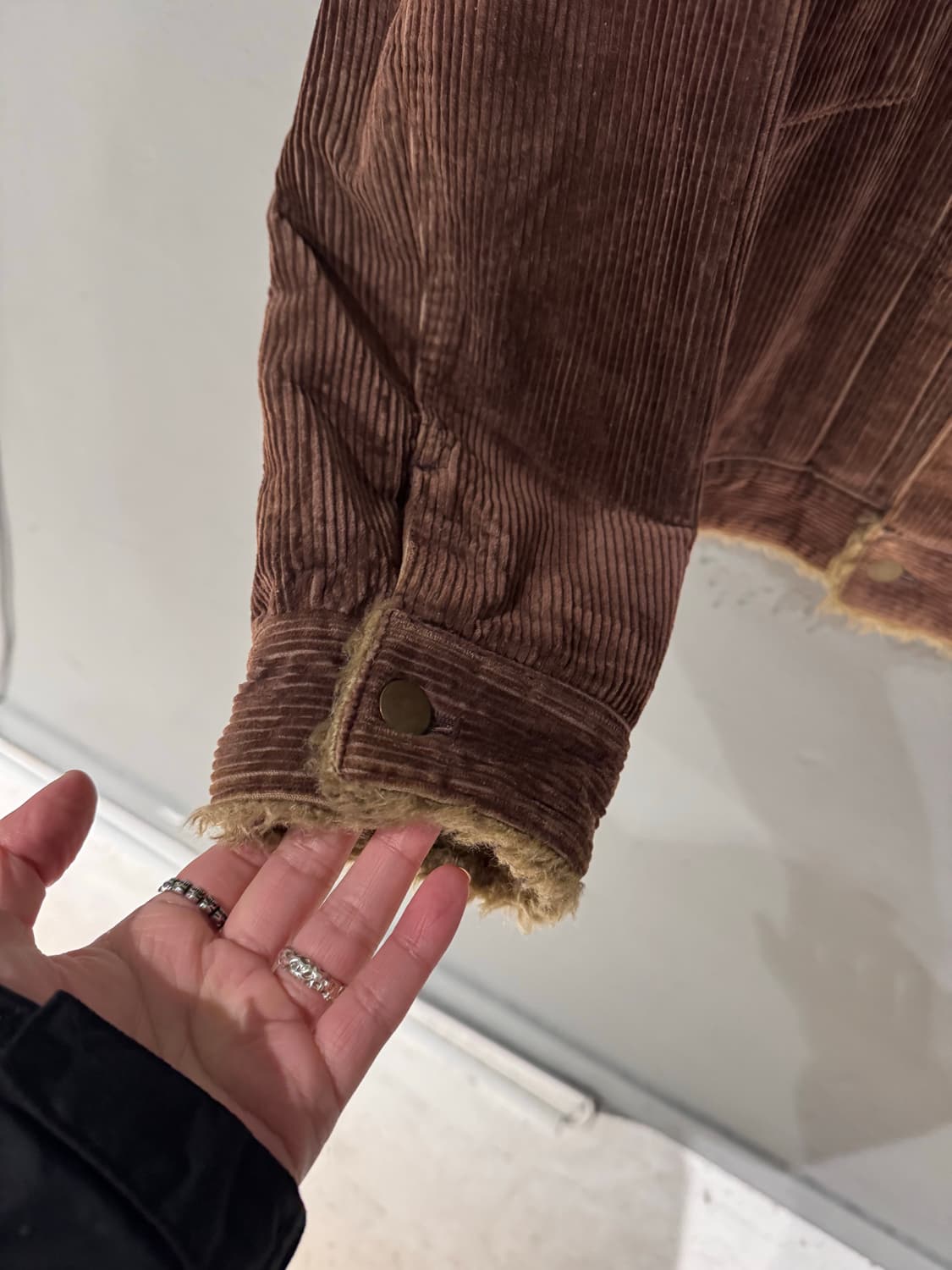 BAFFY Type 1세대 퍼 코듀로이 트러커 자켓  상품이미지4