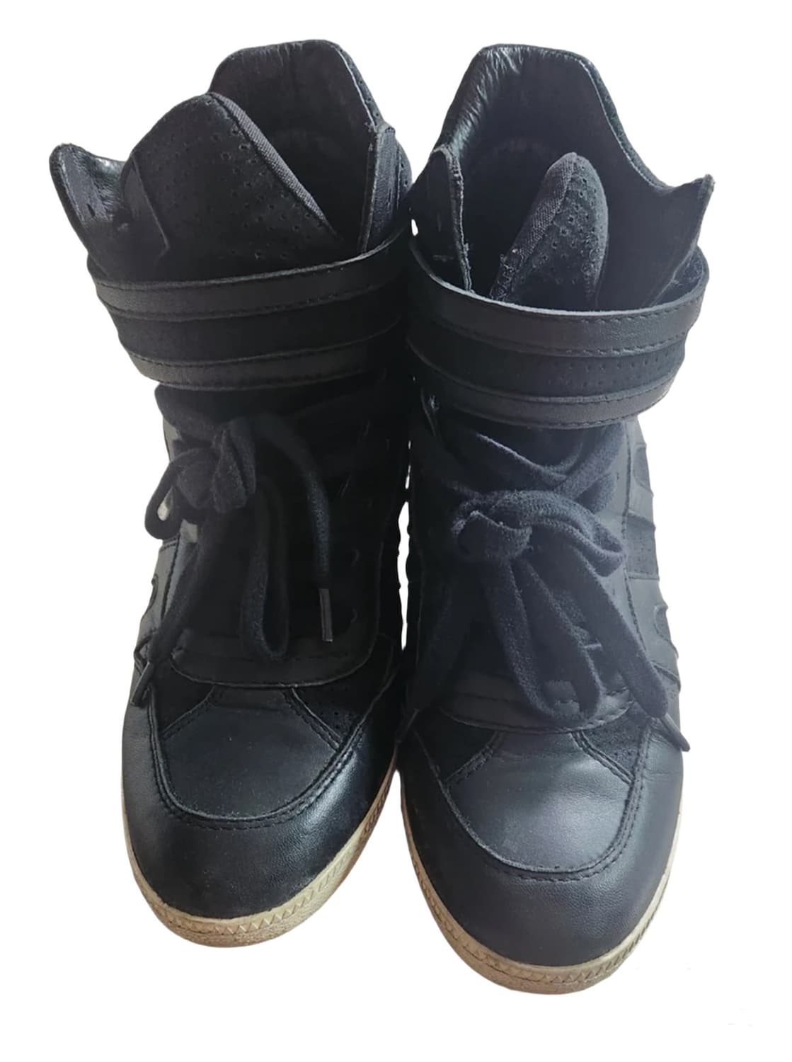 Ash 레더 하이탑 스니커즈 블랙 38 상품이미지3