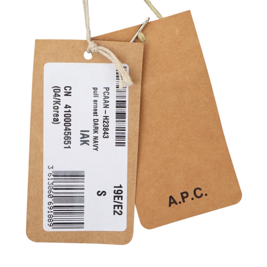 아페쎄 네이비 숄더패치 니트 상품이미지10