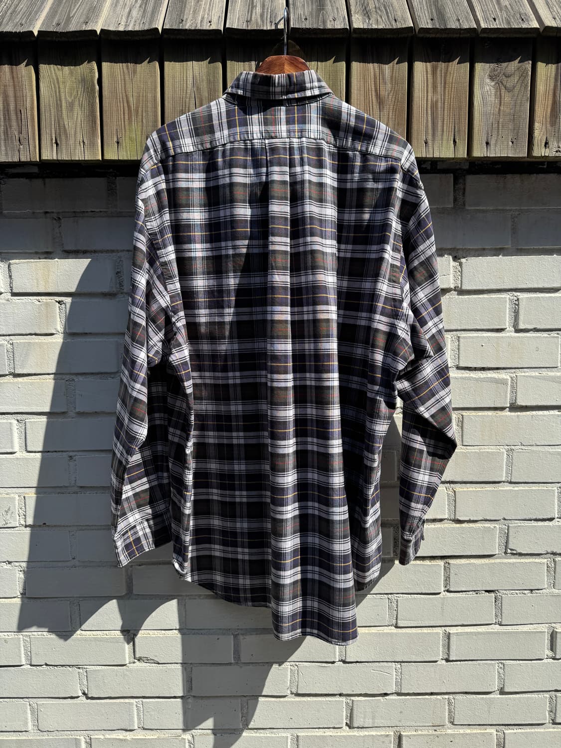 [L]90s 폴로 랄프로렌 The Big Oxford 체크 옥스포드 셔츠 상품이미지6