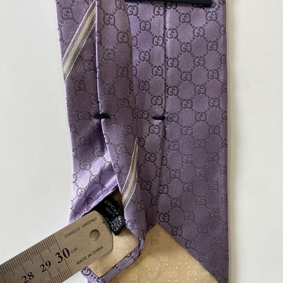 구찌(GUCCI) 모노그램 명품 정품 넥타이 상품이미지5