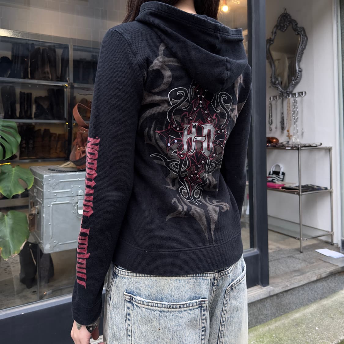 2000s 할리데이비슨 네오 트라이벌 크로스 긴팔 상품이미지1