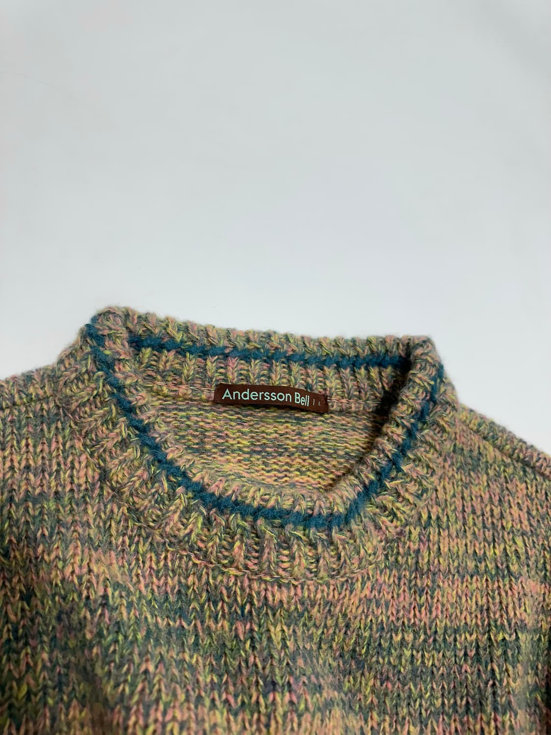 앤더슨벨 탐 멜란지 크루넥 니트 스웨터 상품이미지7